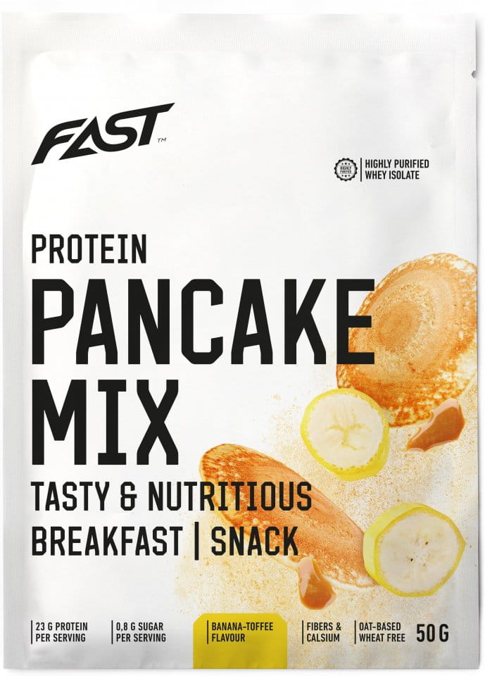 Clatite proteice FAST Protein Pancake Mix 50 g banana-caramel