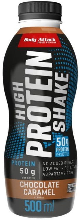 Bautura cu lapte proteic Body Attack High Protein Shake 500 ml