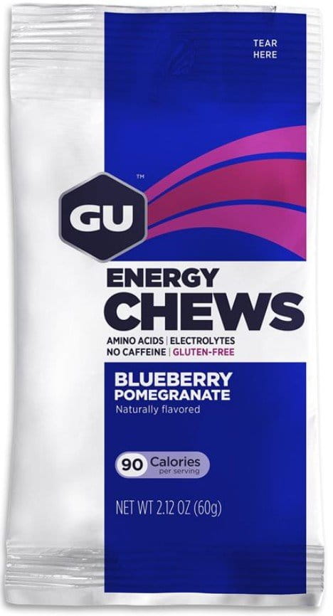 Geluri energetice GU Energy Chews 60 g Blueberry Pomegr