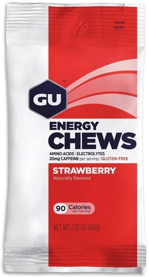 Geluri energetice GU Energy Chews 60 g Strawberry