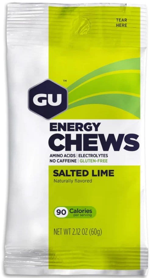 Geluri energetice GU Energy Chews 60 g Salted Lime 1 SÁČ