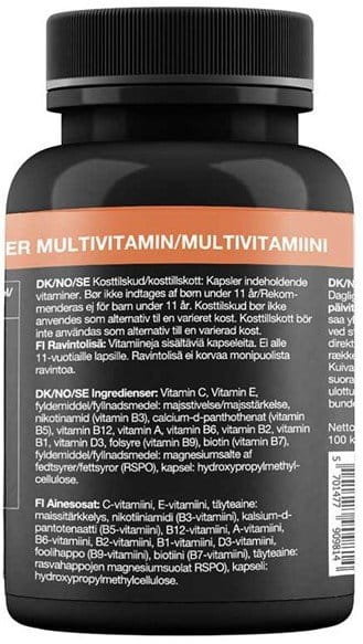 Vitamine si minerale Pure Power Multivitamin 100 capsules