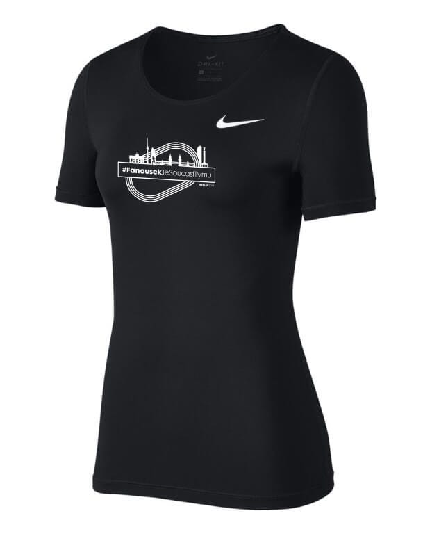 Tricou Nike W Pro TOP SS ALL OVER MESH BERLIN 2018
