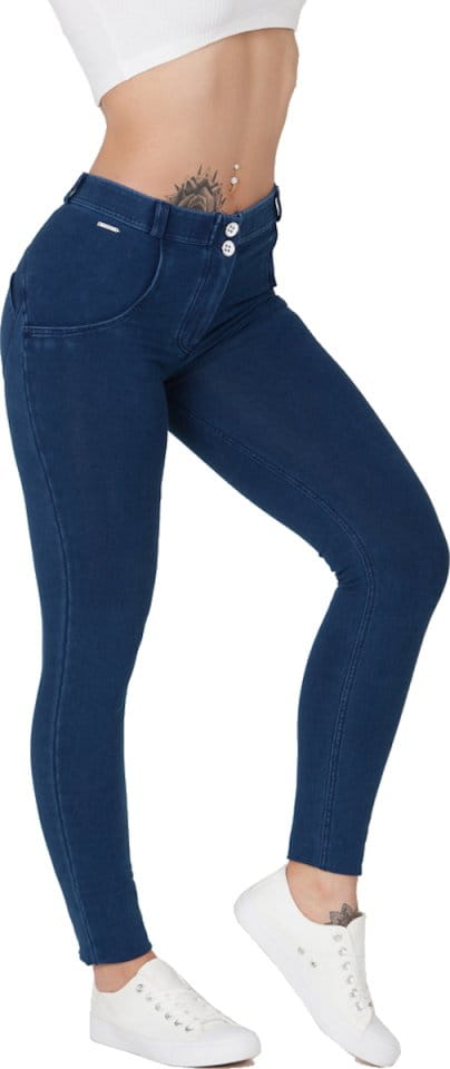 Pantaloni Boost Jeans Mid Waist Dark Blue