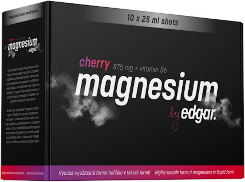 Vitamine si minerale Edgar Magnesium cherry 10x25ml