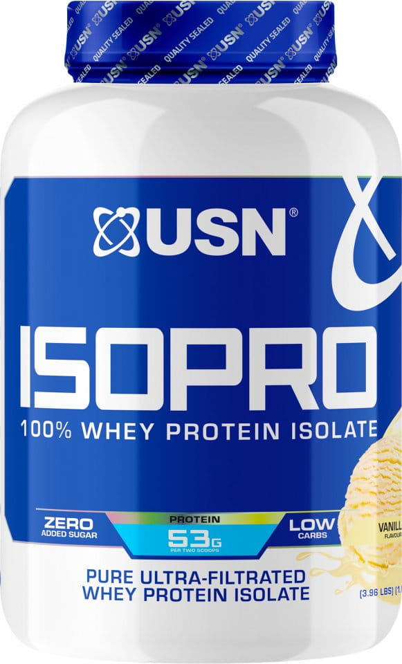 Pudre proteice USN IsoPro Whey Protein Isolate (vanilka 1.8 kg)